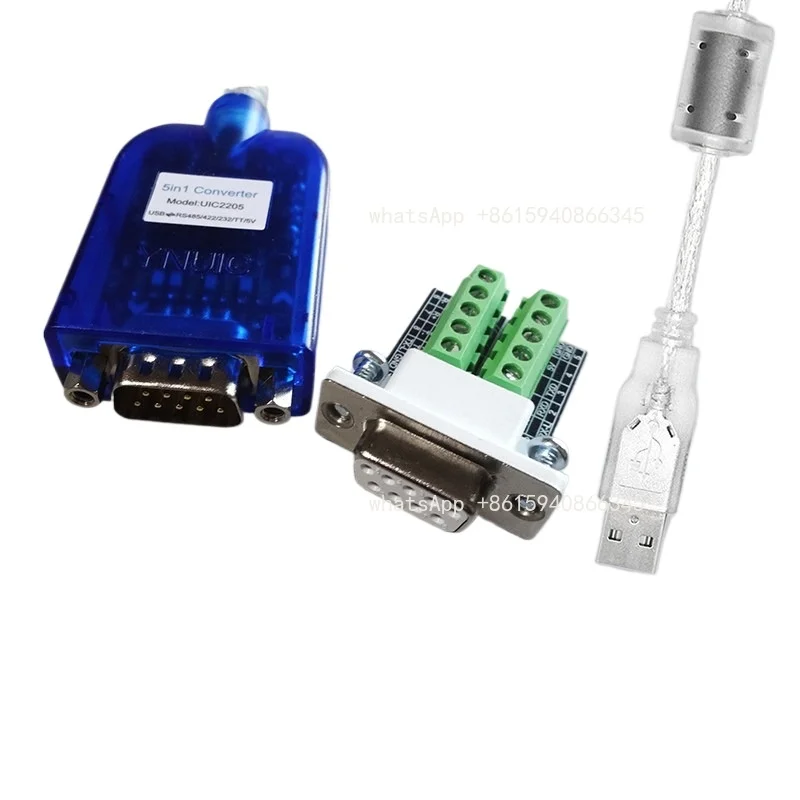 USB to RS232/485/422/TTL 5V Type-C industrial serial port debugging cable