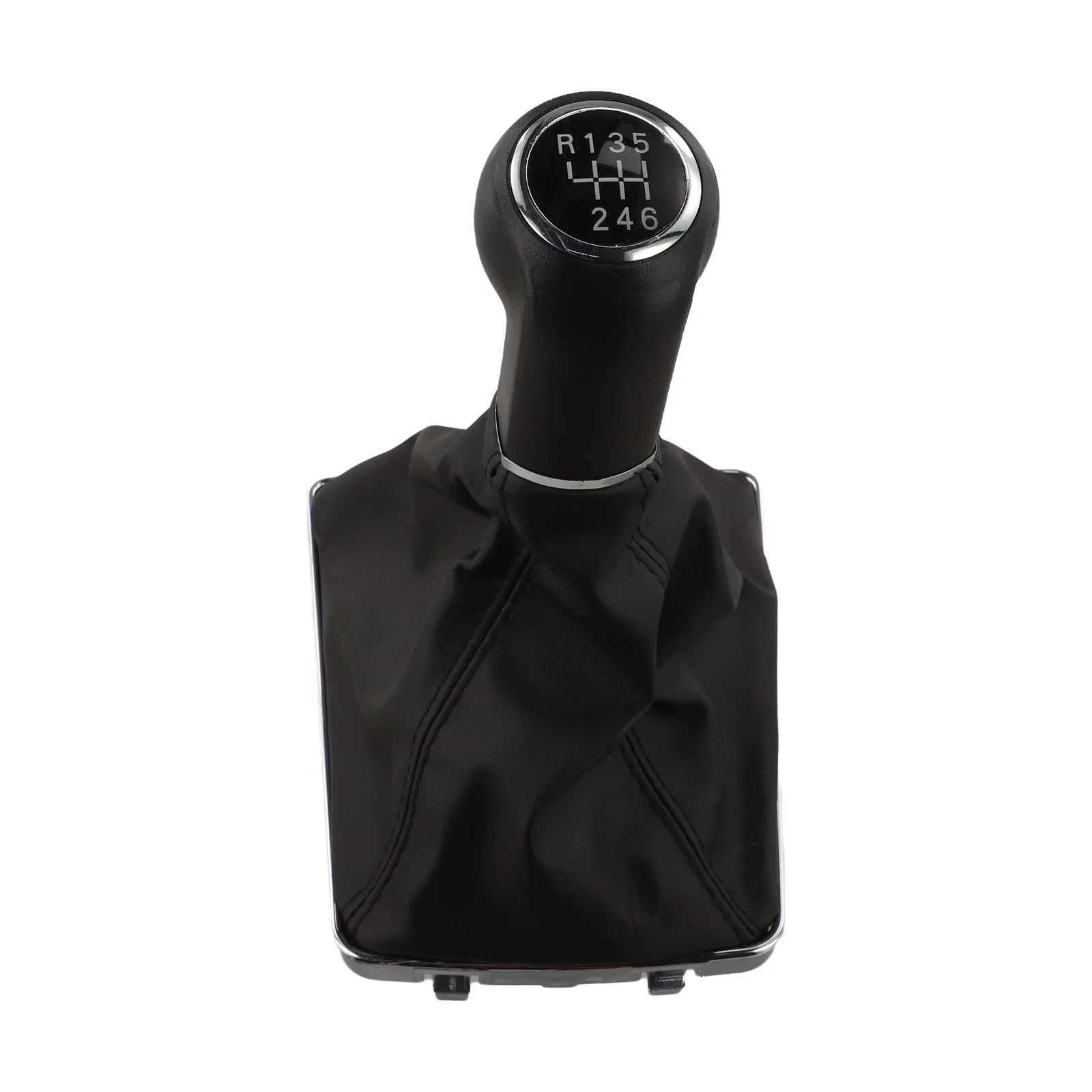 

6 Speed Gear Lever with Chrome Frame and Gear Lever Cover for Opel For Astra H Enhances Vehicle Interior and Gear Control