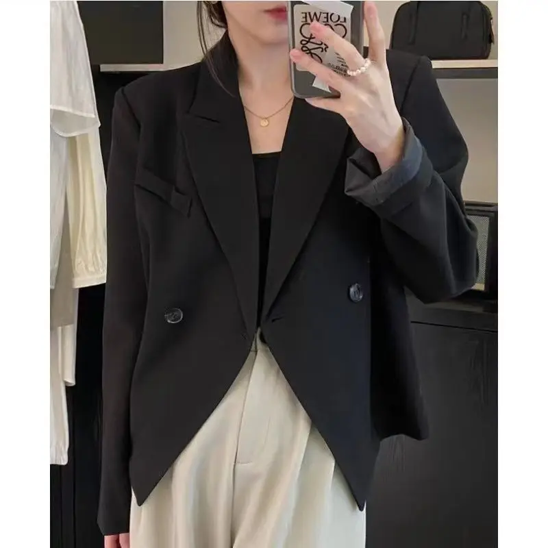 Westernized swallowtail cut loose and slimming suit jacket  blazer femenino  blazer mujer de moda 2023