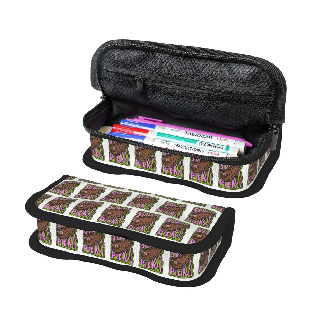 

Sewer Pickle Pencil Case for Boy Girl School Pen Box Pencil Bag Stationery Supplies Pen Holder Bag