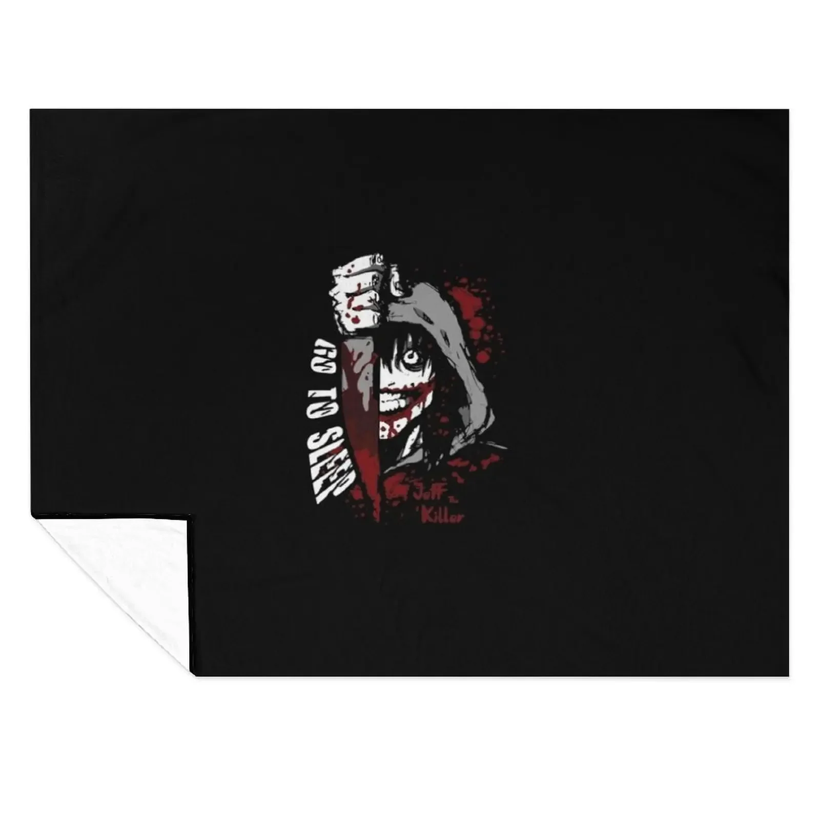 

Jeff The Killer - Go to Sleep Throw Blanket bed plaid funny gift decorative Large Blankets