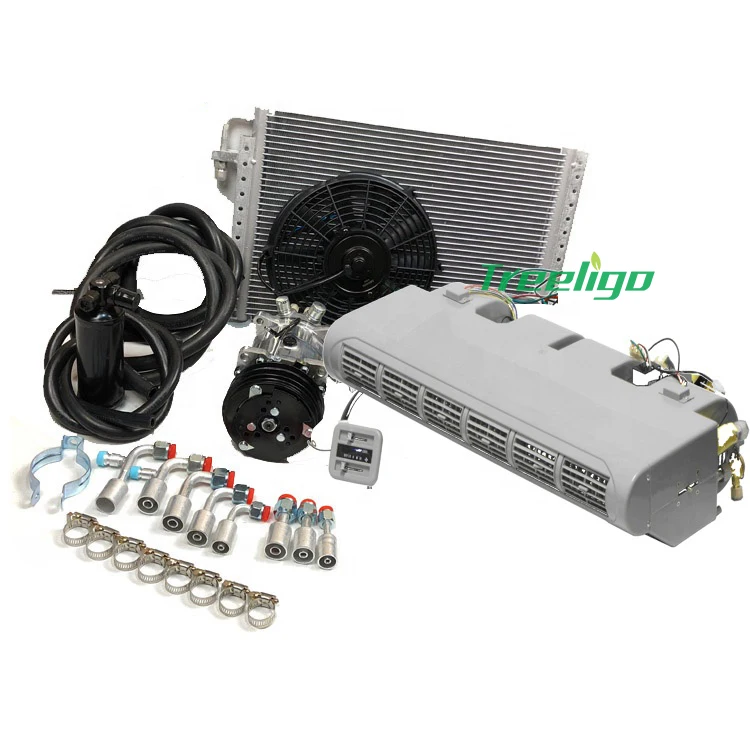 BEU-226L-100 split ac compressor universal under dash compact ac evaporator unit universal add-on under dash evaporator assembly