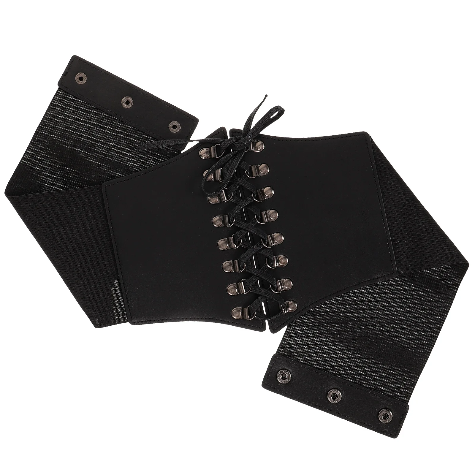 Ретро корсетный пояс, черный пояс с имитацией талии для женщин, стимпанк, косплей, пиратский жилет, платье с поясом под грудью