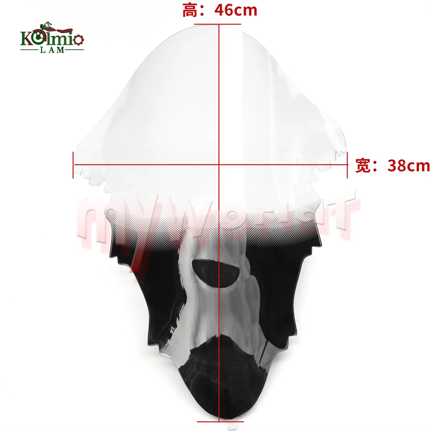 Fit For YAMAHA YZF R1 2009 - 2014 Front Glass Deflector Motorcycle Windshield Windscreen YZFR1 2010 2011 2012 2013 09 10 11 12