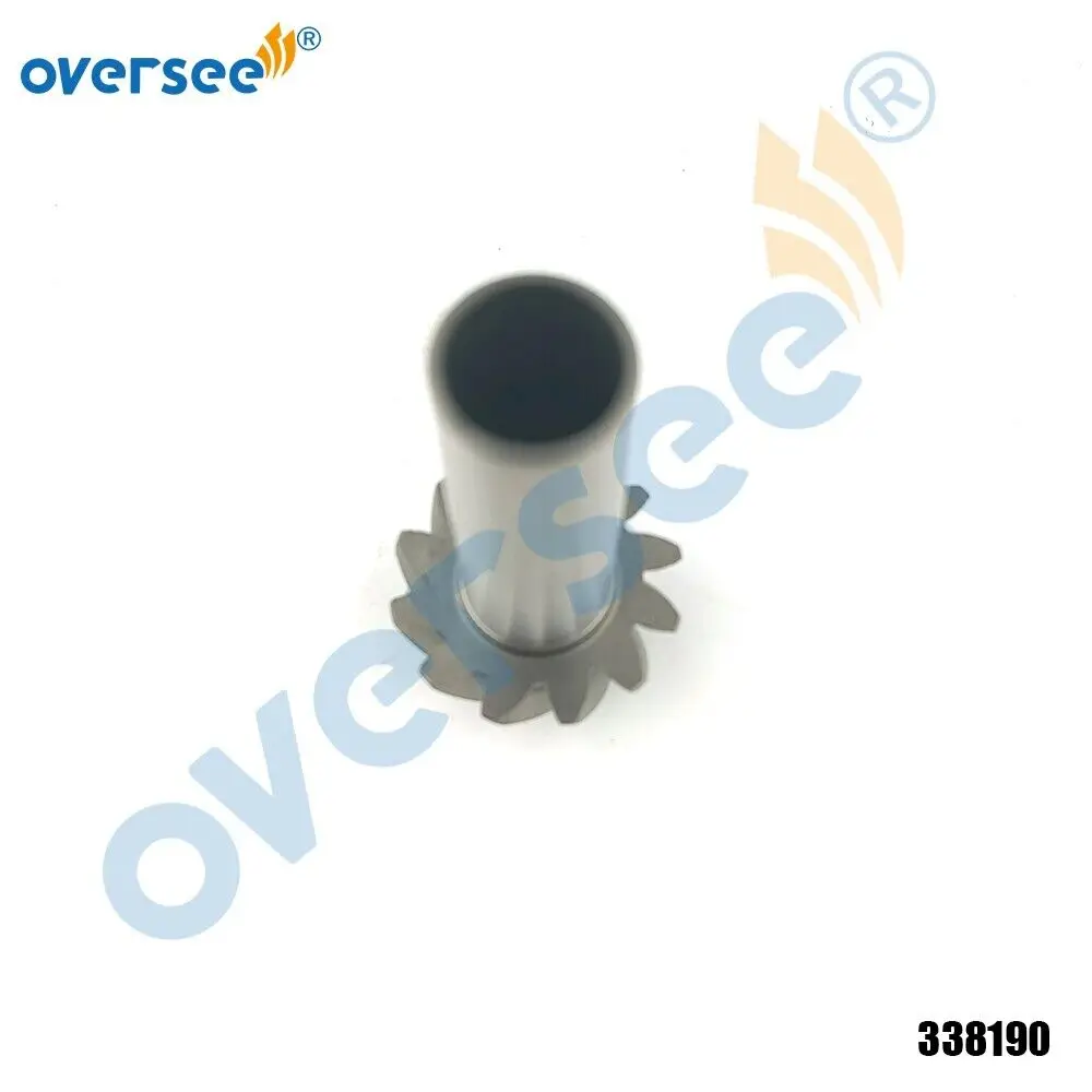 Evinrude Johnson 선외기용 구동축 피니언 기어, 338190 -12T, 8-9.9-10-115 HP