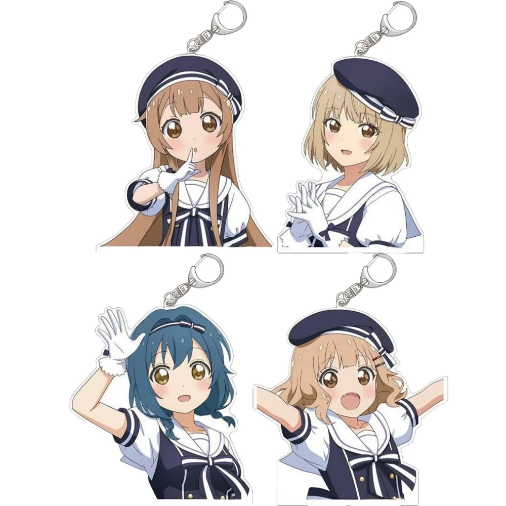 

Charm Anime Fans Gifts Ohmuroke Ohmuro Sakurako HD Figurel Acrylic Keychain pendant Ornament Collection Series About 6cm