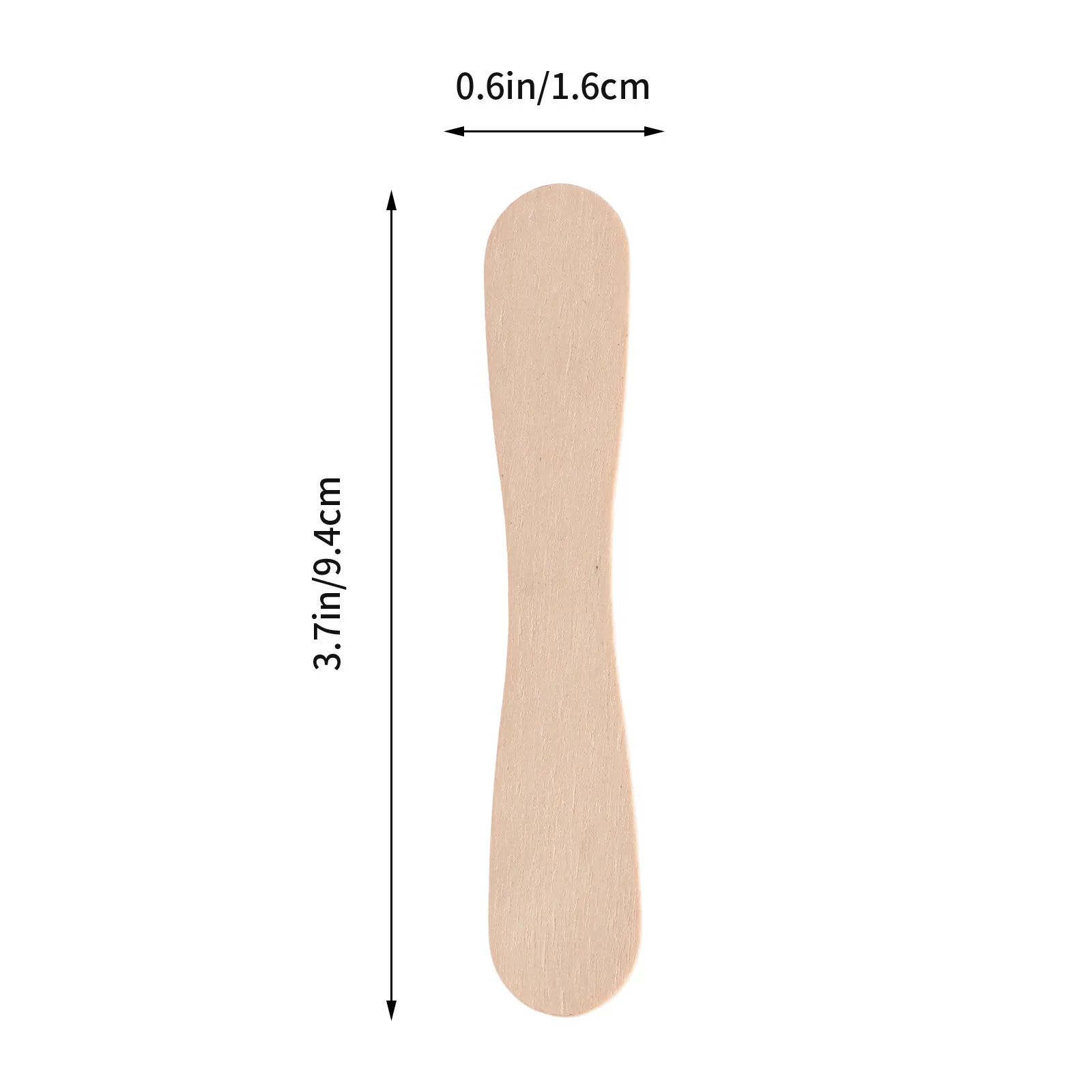 50Pcs Wooden Ice Cream Spoons Natural Wood Dessert Taster Spoons Eco Friendly Biodegradable Sampling Spoon for Ice Cream