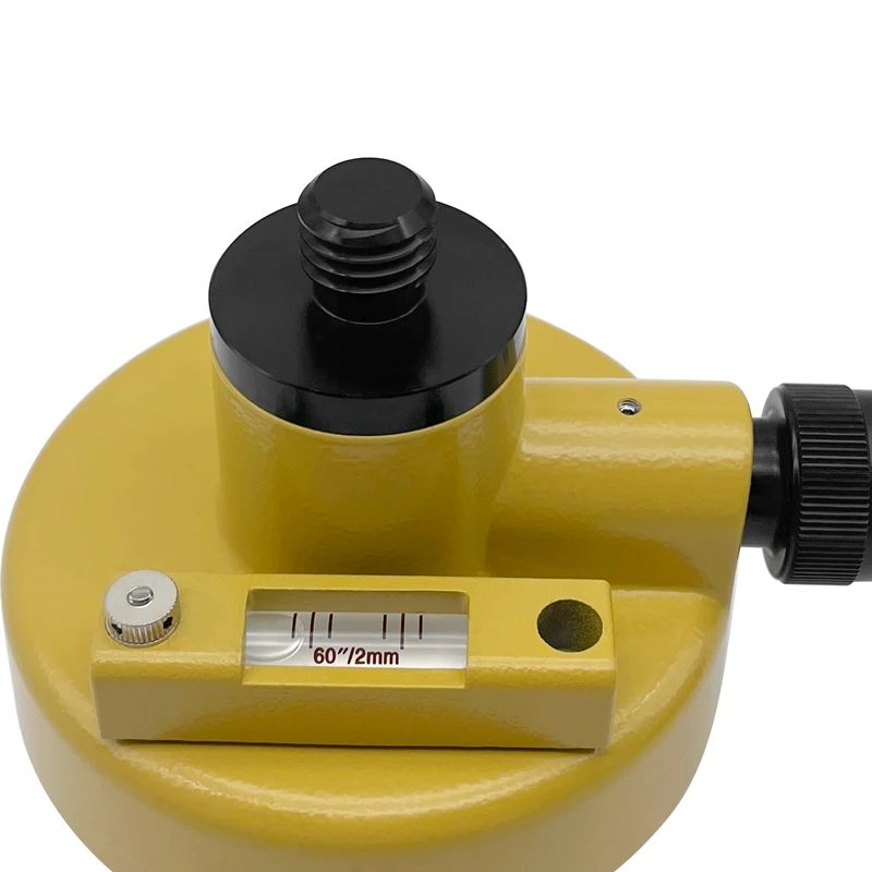 Yellow Rotating Adapter For Prisms GPS Surveying With Optical Plummet 5/8