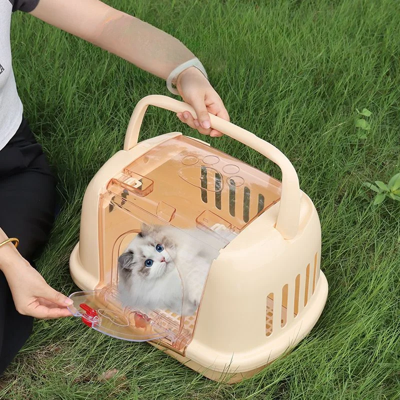 

Pet Airline Box Ventilated and Breathable Car Cat Cage Portable Cat Cabin for Traveling Pet Airline Checked Box