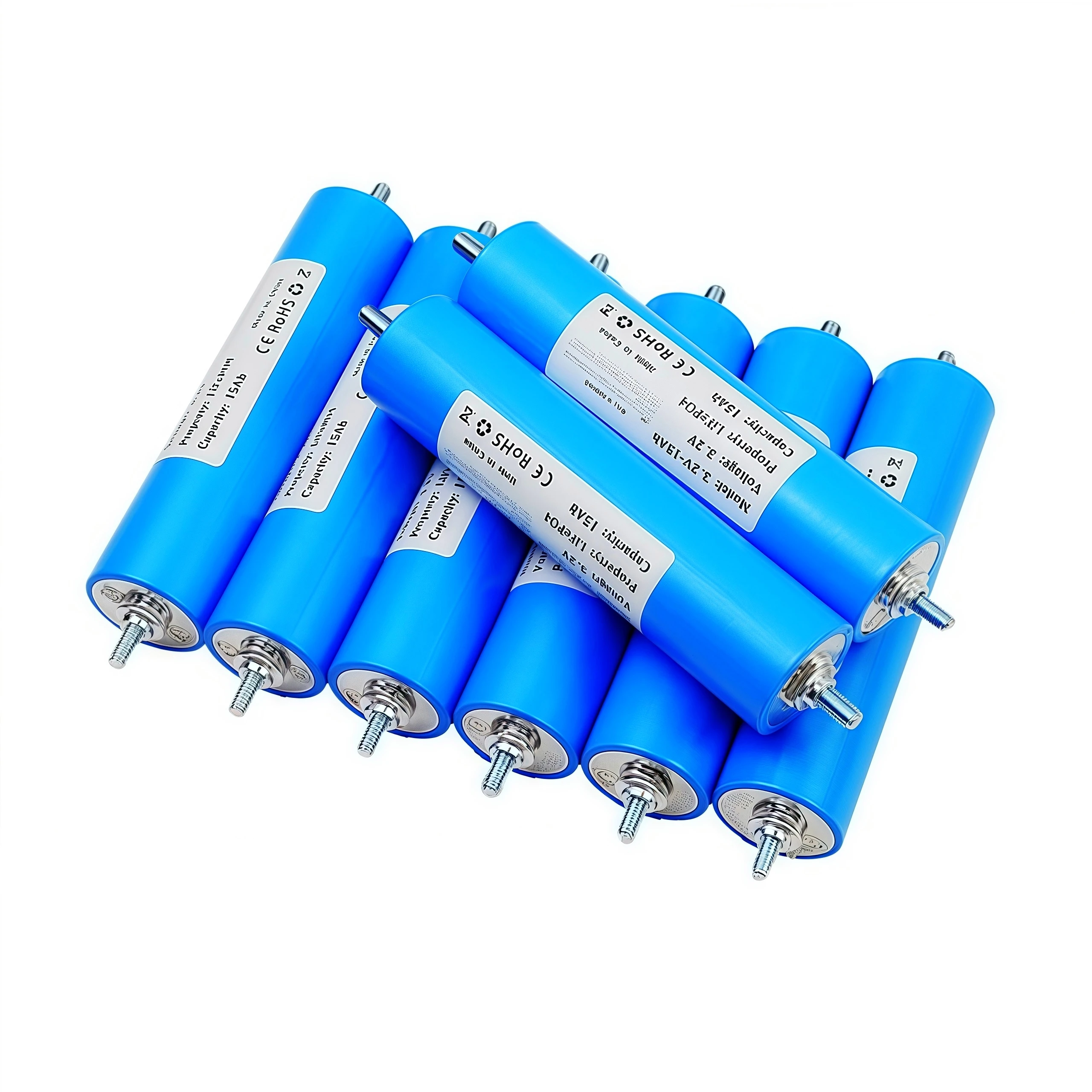 3.2V 15Ah LiFePO4 Battery C33 Lithium Phosphate Cell for 12V 24V 48V  motor Modification Inverter batteries Motorcycle Car