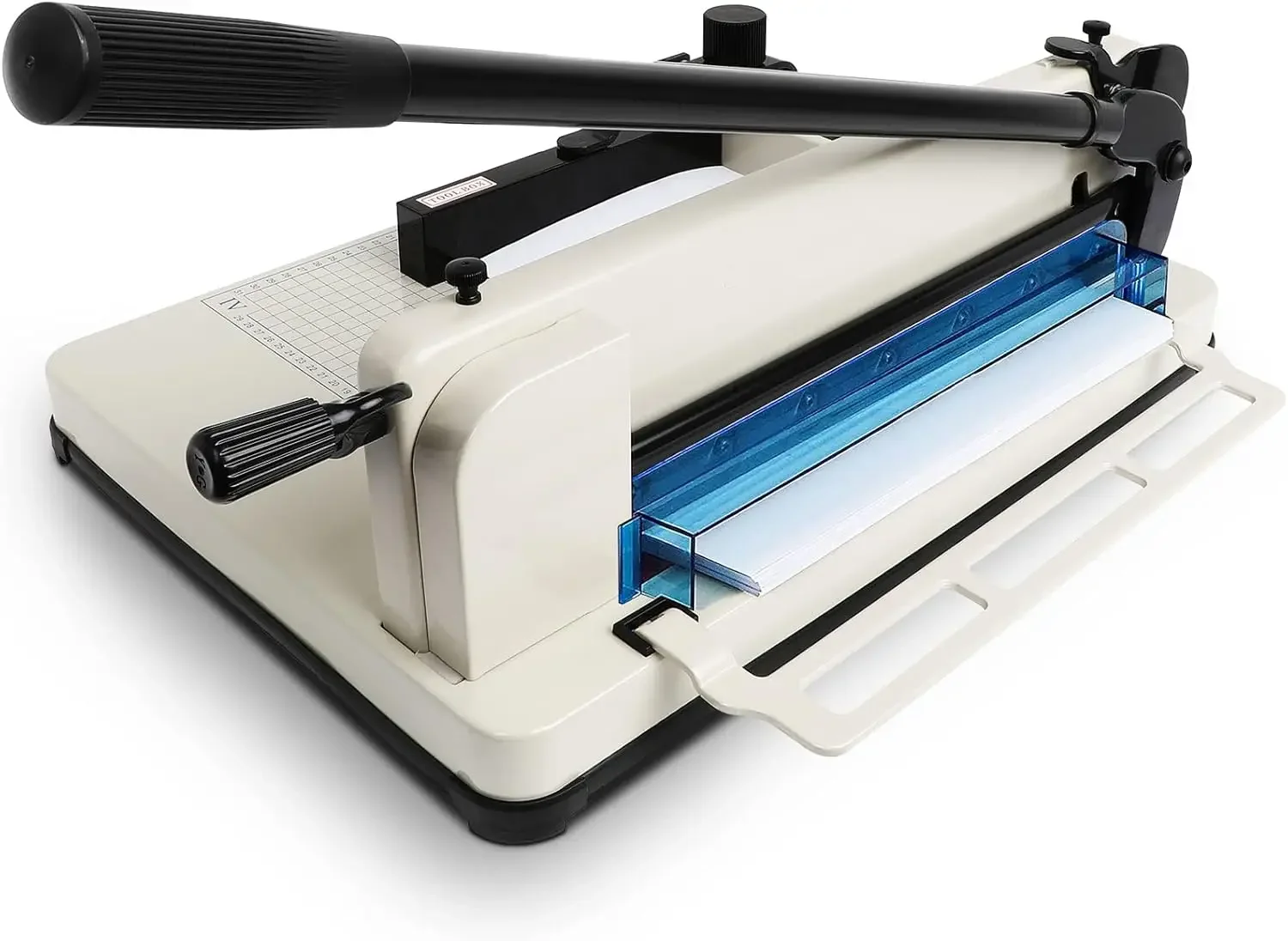 

FAHKNS 12" Heavy Duty Guillotine Trimmer Paper Cutter,Cortadora de Papel 400 Sheets Paper Trimmer with Double Safety Protection