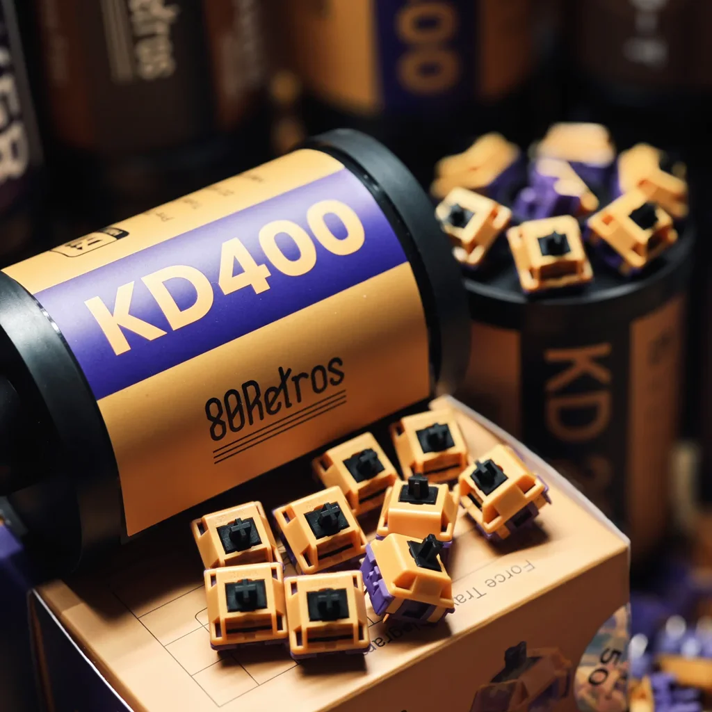 

Механические переключатели 80Retros x HMX KD400: четкие, яркие, Hi-Fi, линейные, 40г, 45г, 50г, 57г, HMX MI N3 PA12, для игровых клавиатур