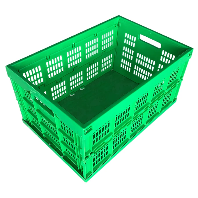 hot sell  custom folded boxes foldable plastic box folding pallet crate portable PP crate