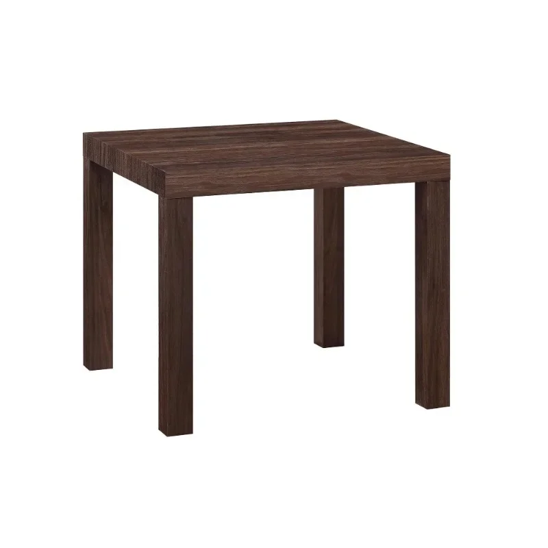 Parsons End Table, Canyon Walnut,Simple, sturdy design,perfect for dorm rooms and small apartments