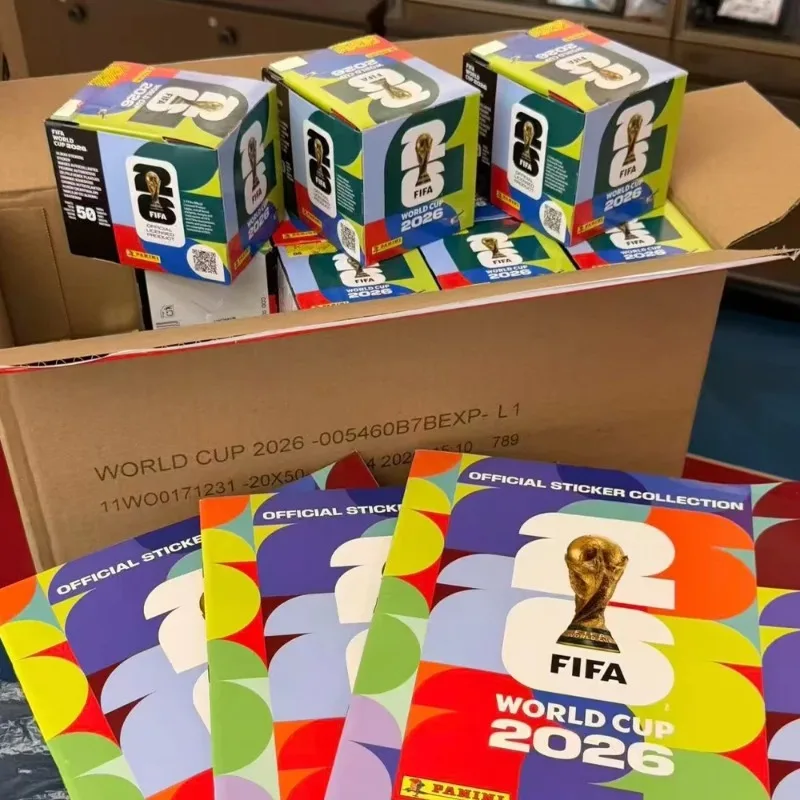 Genuine &2026 FIFA World Cup Panini Original Stickers，International Version Rare Collection Football Fan Souvenir Present Gift