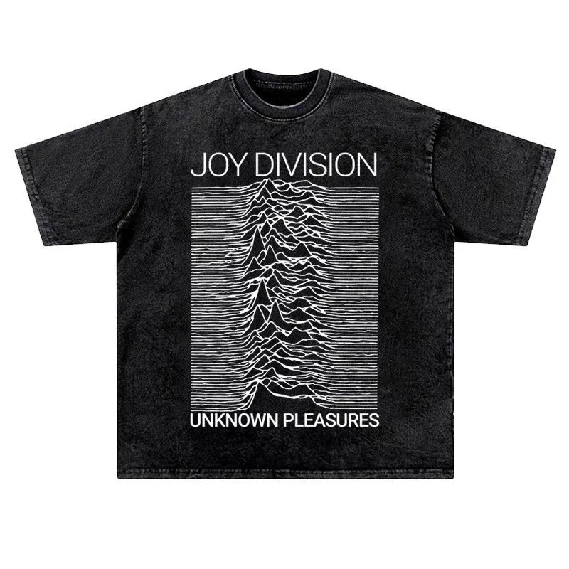 

JoyDivision Band Happy Rock Футболка с короткими рукавами и разрезом для мужчин и женщин Топ в стиле панк из чистого хлопка с круглым вырезом в стиле ретро