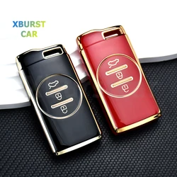 Auto Accessories Key Cover Shell for Chery Tiggo 8 Arrizo 5 7 Pro EQ7 5x 3x Tiggo 7 Pro 2020 Gx TPU Car Key Case Holder