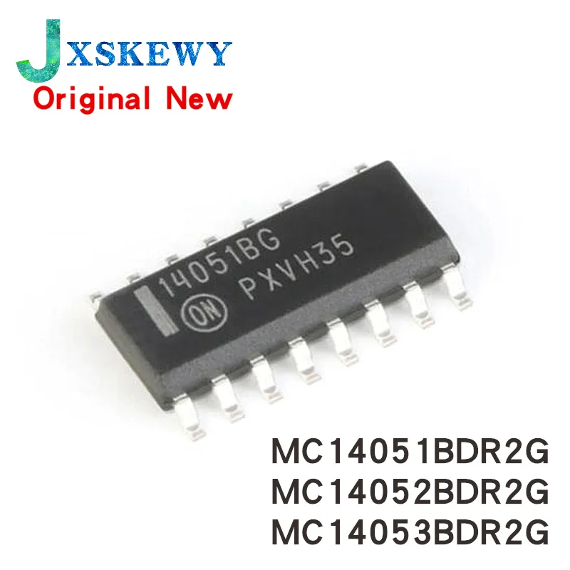 10PCS New Original MC14051BDR2G 14051BG MC14051 MC14052BDR2G 14052BG MC14053BDR2G 14053BG SOP-16 analog switch chip