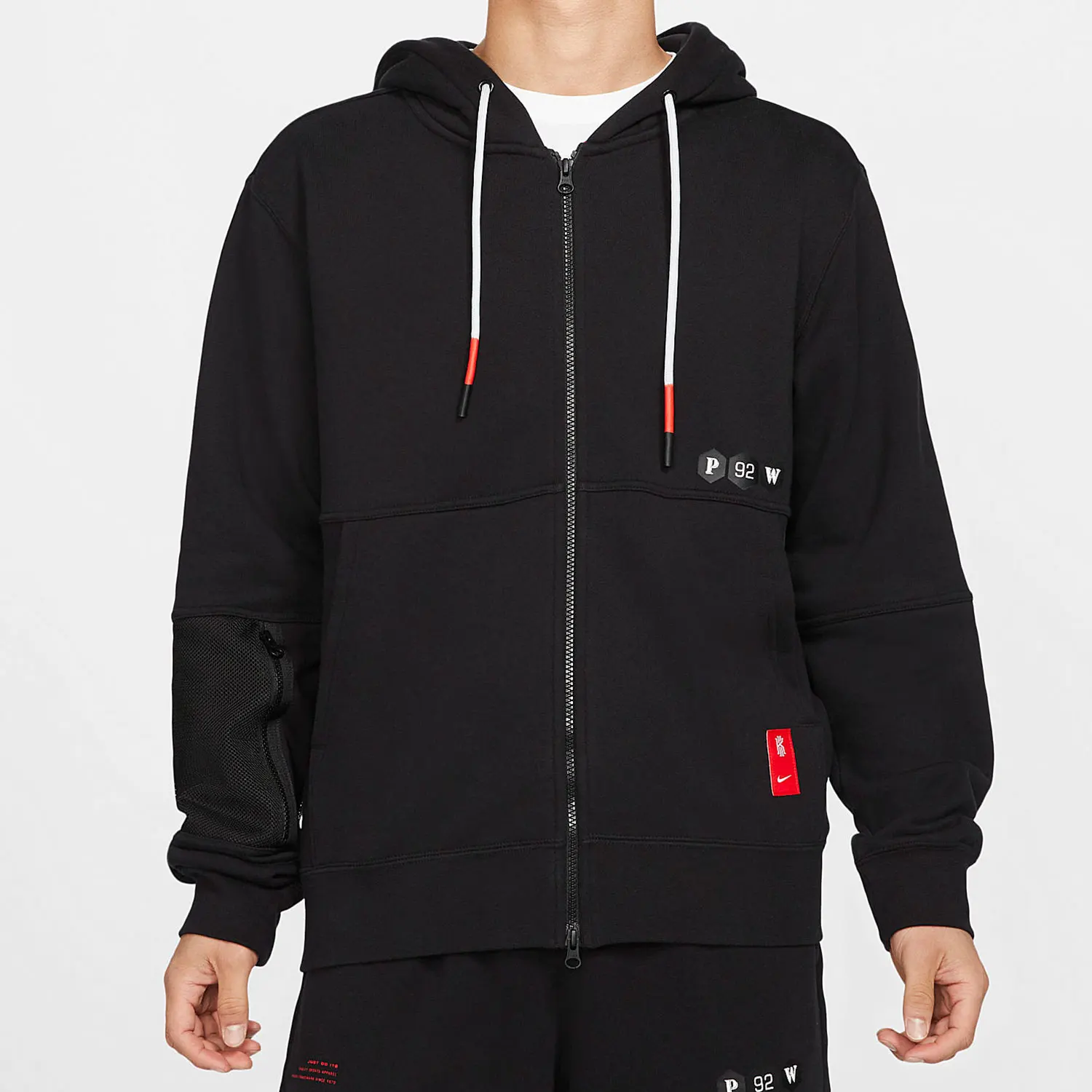 

Nike genuine seasonal new KYRIE men's full-length zipper open top hooded jacket CK6742-010