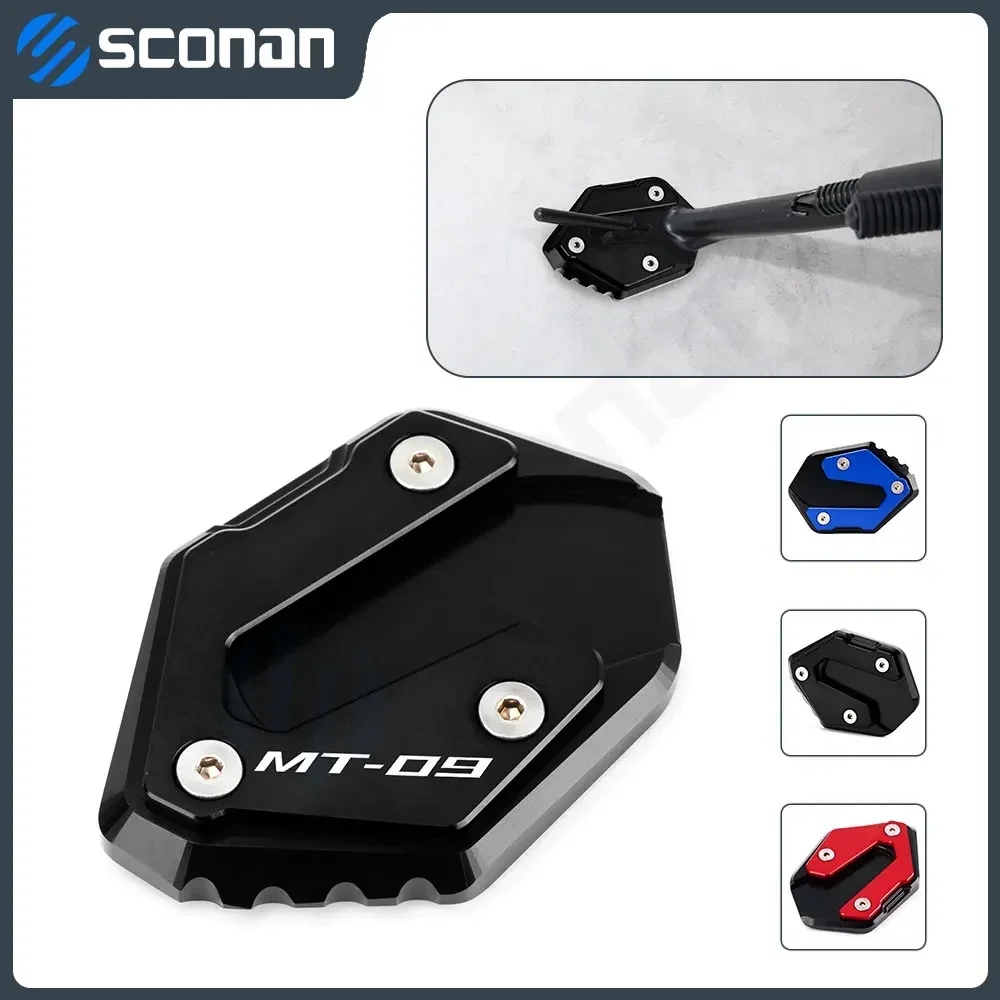 Per YAMAHA MT-07 MT-09 FJ-09 MT07 MT09 FJ09 Accessori Moto In Alluminio Cavalletto Cavalletto Laterale Estensione Ingrandire Piastra Pad