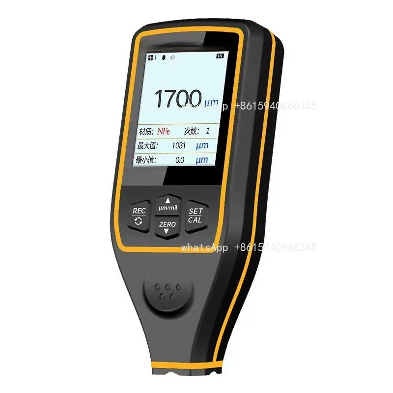 

New High Precision Coating Thickness Gauge Anti-Slip Paint Film Tester Dry Film Thickness Meter