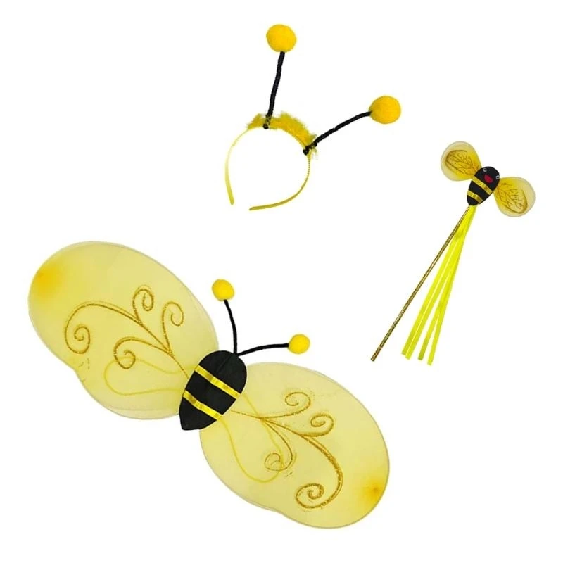 39BB Động vật Cánh trang phục Phụ kiện Halloween Cosplay Động vật Vai trò động vật Vai vị Vũ trang đầu cánh cho phụ nữ Kid