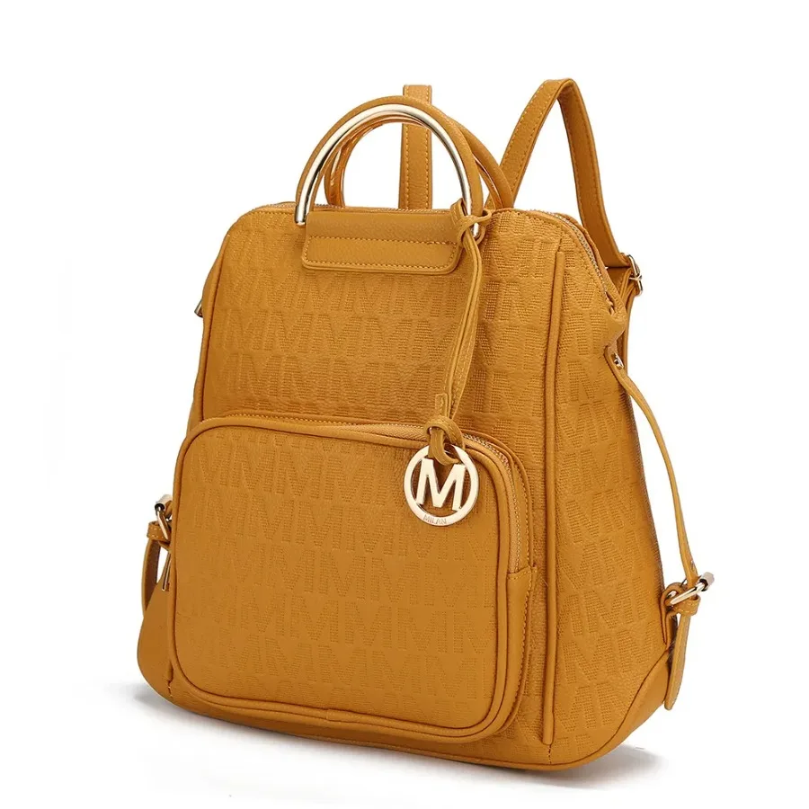 

Коллекция MKF Torra Milan Signature Модный рюкзак Повседневная сумка для хранения Легкая для повседневного использования