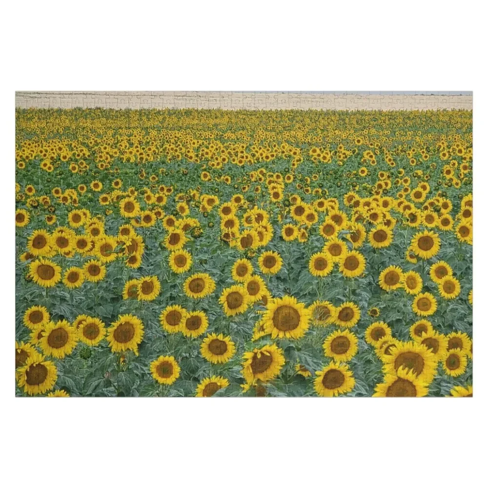 

Sunflower Field Jigsaw Puzzle Novel Toys For Children 2022 Works Of Art Photo Custom Custom Gift Puzzle