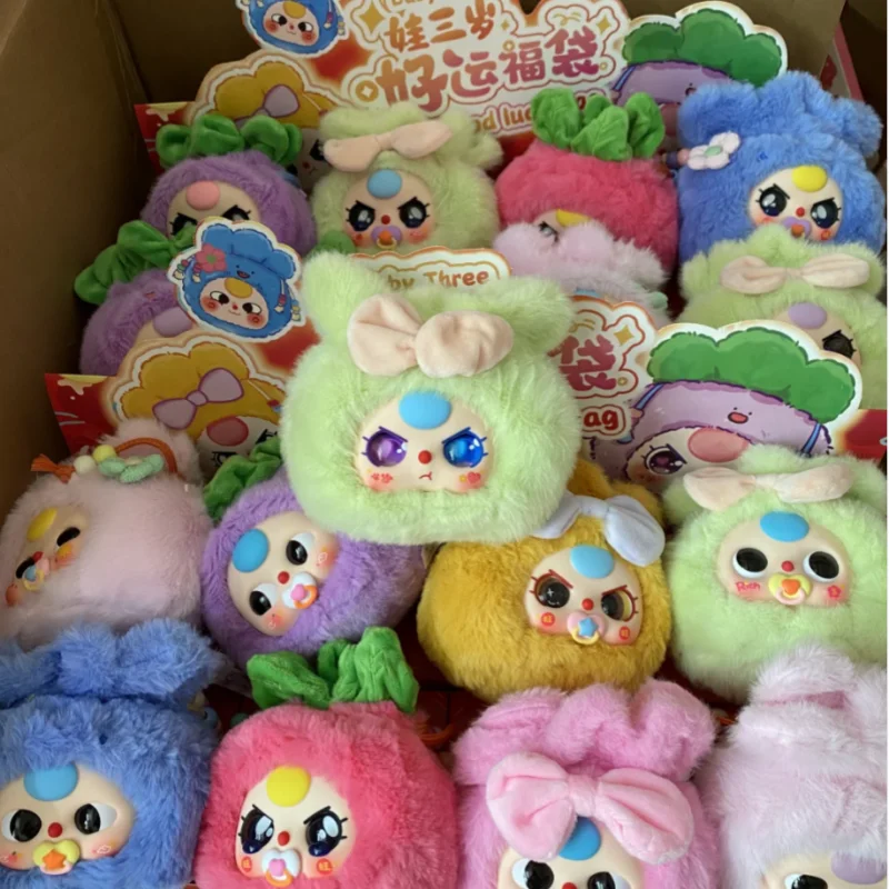 

Новая серия Baby Three Lucky Bag, слепая коробка, модная игровая фигурка, игрушка, кавайные куклы, загадочная коробка, детский подарок на день рождения, подвеска