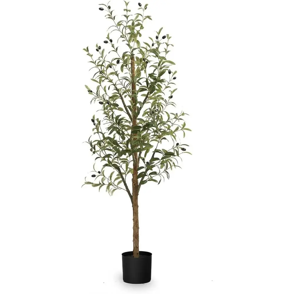 

Реалистичное искусственное оливковое дерево для домашнего декора - комнатное растение для жилых помещений