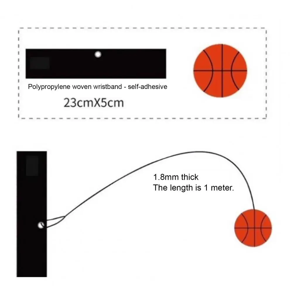 كرة صاروخية للمعصم مع حزام مطاطي قابل للتعديل لعبة تدريب خفة الحركة لرياضة الأطفال للملاكمة