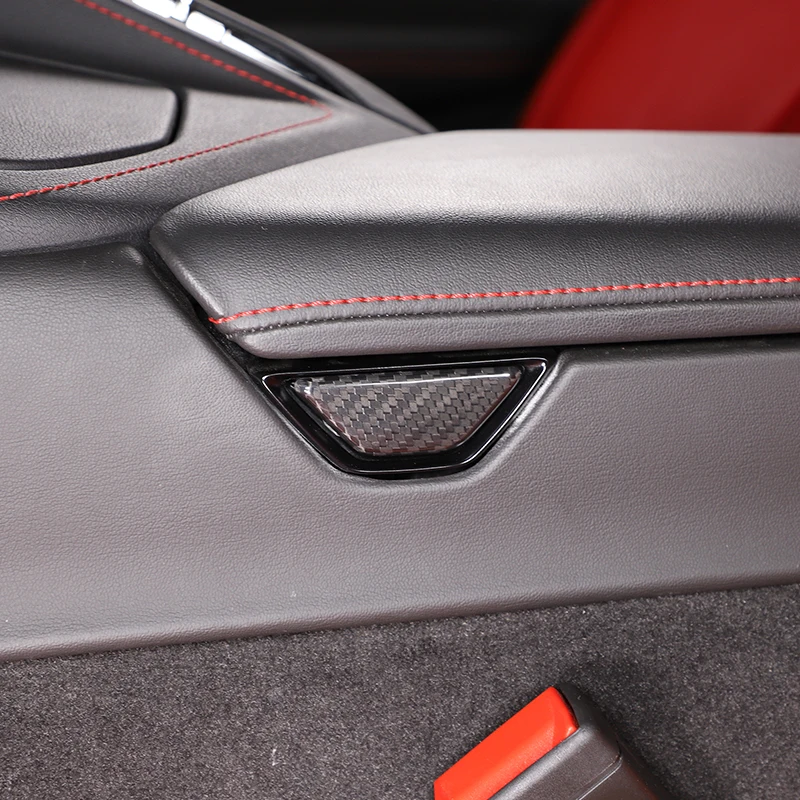 For Chevrolet Corvette C8 2020-2025 Real Carbon Fiber car dashboard center console gear panel decorative cover Car interior kit