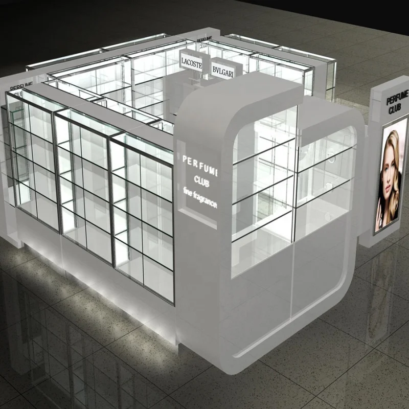 

custom，Popular store nail perfume mall kiosk design ideas for shopping