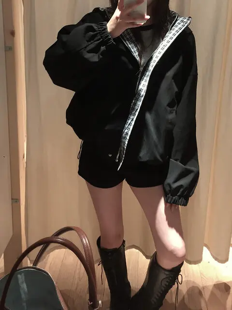 

Корейское женское джато с капюшоном в клетку, осень-зима, новое повседневное пальто в стиле ретро с завязками, модное женское пальто