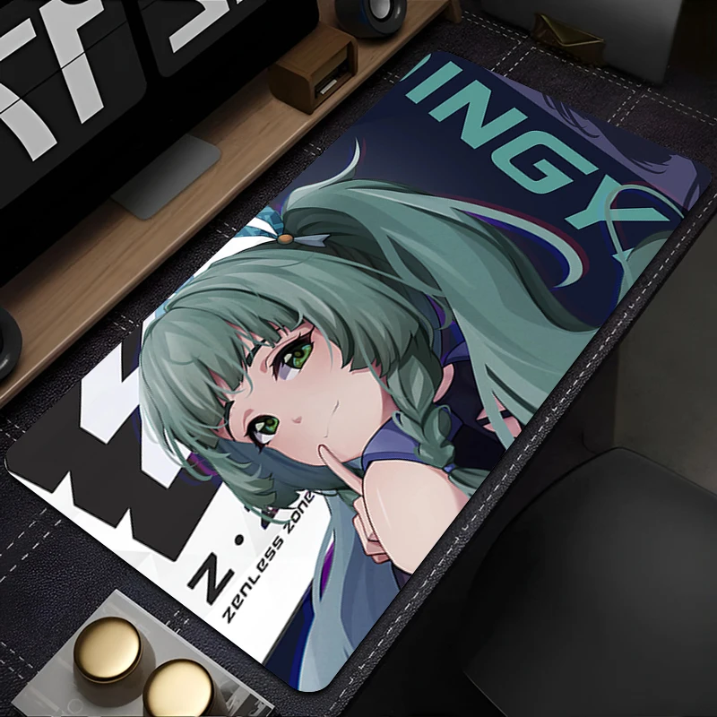 

Mouse Pad Z-zenless Zone Zero Qingyi Mousepad Desktop Anti-slip Protective Mat Computer Keyboard Pad Mausepad Anti-skid Pad