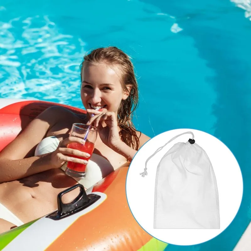 【Big Sale !!】10PCS Pool Vacuum Bag Replacement Fine Mesh Pool Bag With Locking Cord Filter Bags For Pools Aquariums Collecting