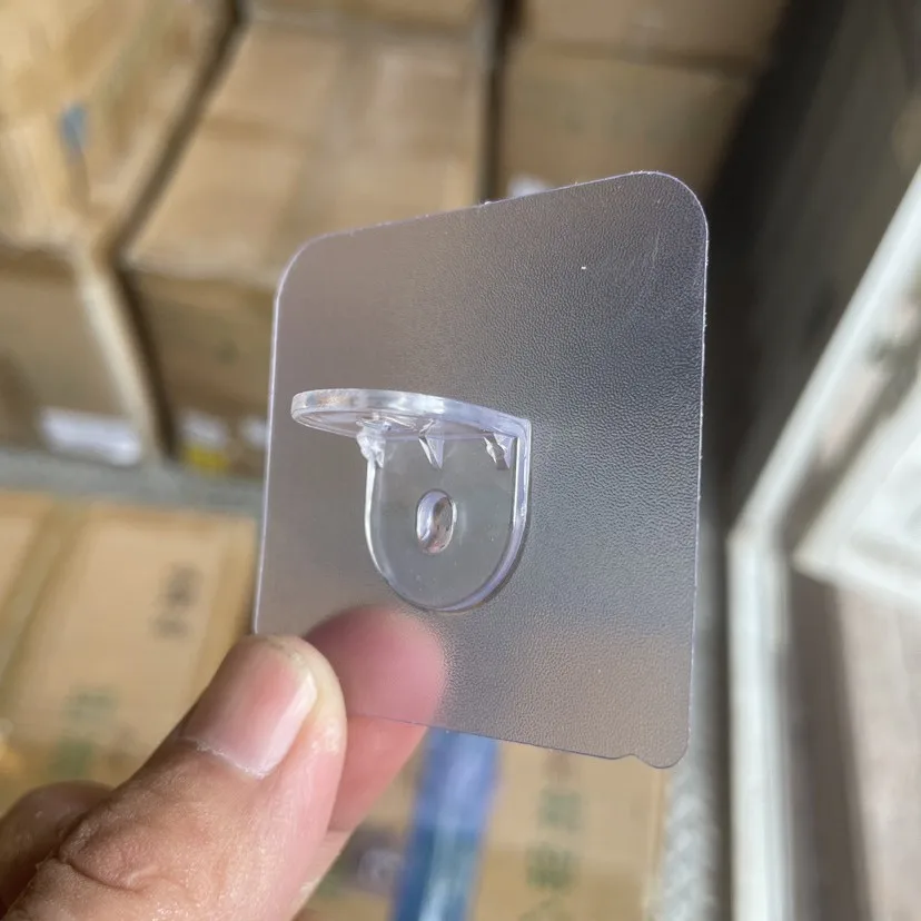 

10PCS No-Drill Picture Frame Adhesive Support Braet Tracel Nail-Free Modern mat Sle PVC Wall-Mounted Storage Organizer