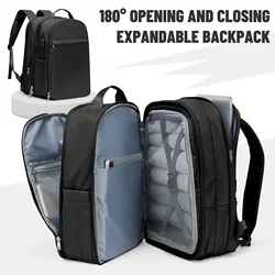 Laptop Backpack 15.6-inch, Airplane Travel Backpack Cabin Bag for Men, Expand Large Capacity Easyjet Cabin Bag 45x36x20 Backpack