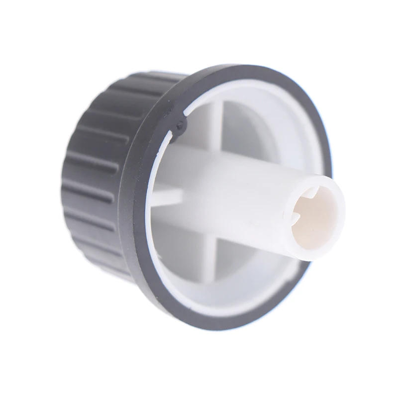 2PCS 25*25.5MM Rubber Half Shaft Knob Potentiometer Rotary Encoder Volume Switch New！