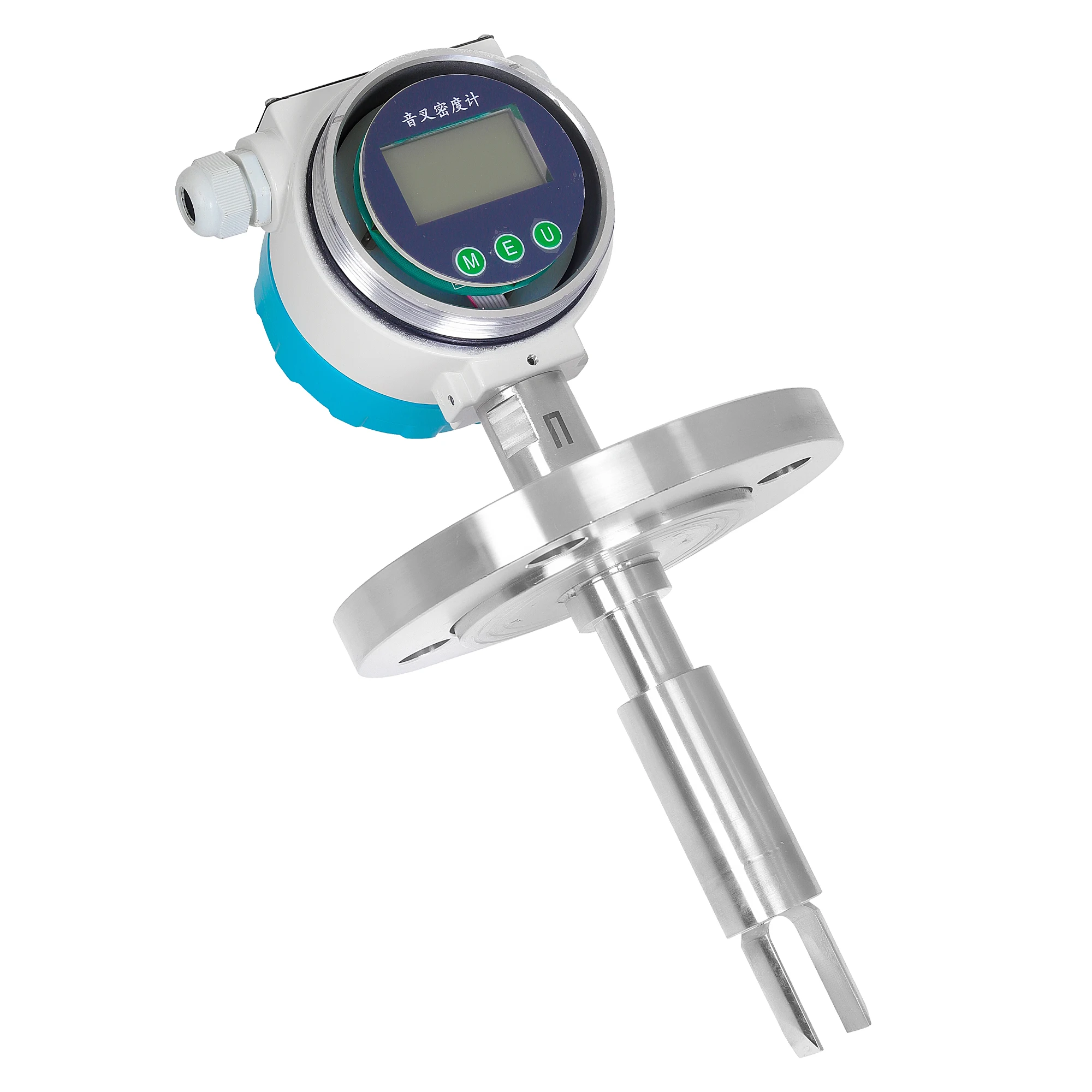 High Precision Digital Density Meter Sludge Density Index Meter 4-20mA Tuning Fork Density Sensor Stainless Steel IP65