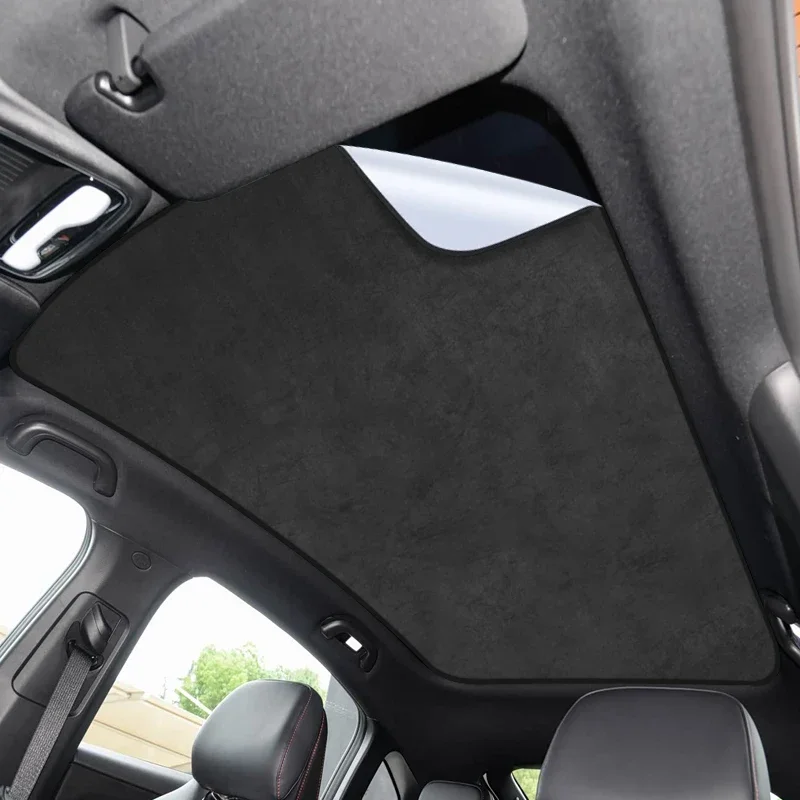 

Автомобильный замшевый тканевый солнцезащитный козырек с защитой от УФ-излучения для MAZDA 6E EZ-6 2025-наст. время, с электростатической адсорбцией, теплоизоляционный, для люка/панорамной крыши