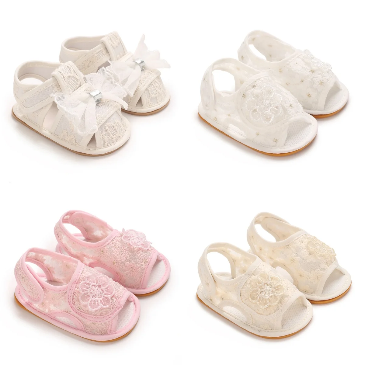 

Newborn baby shoes, spring and summer silicone soft sole anti slip shoes, O-1 year old baby shoes