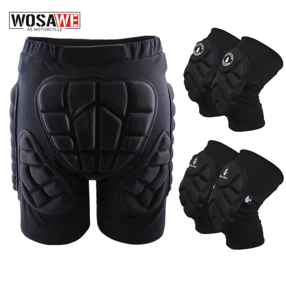 

WOSAWE XS-3XL Outdoor Sports Ski Skate Snowboard Protection Skiing Protector Skating Protective Hip Padded Shorts