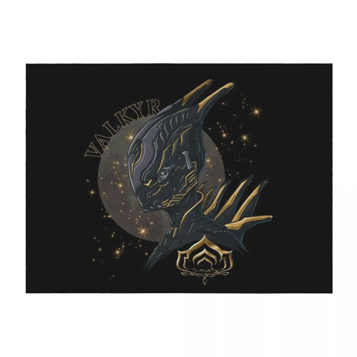 

Valkyr Warframe Throw Blanket Flannel Fabric Summer Beddings Summer Decoratives Blankets