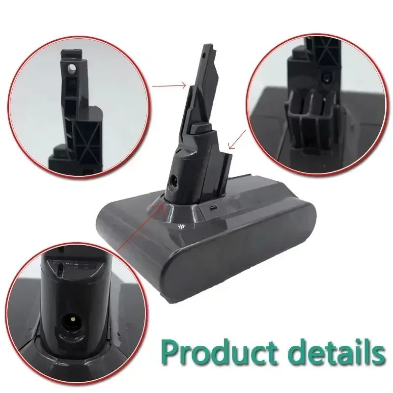 V7/SV11 21.6V Replacement Battery for Dyson V7 Motorhead Pro V7 Trigger V7 Animal V7 Car + Boat Handheld Vacuum Cleaner