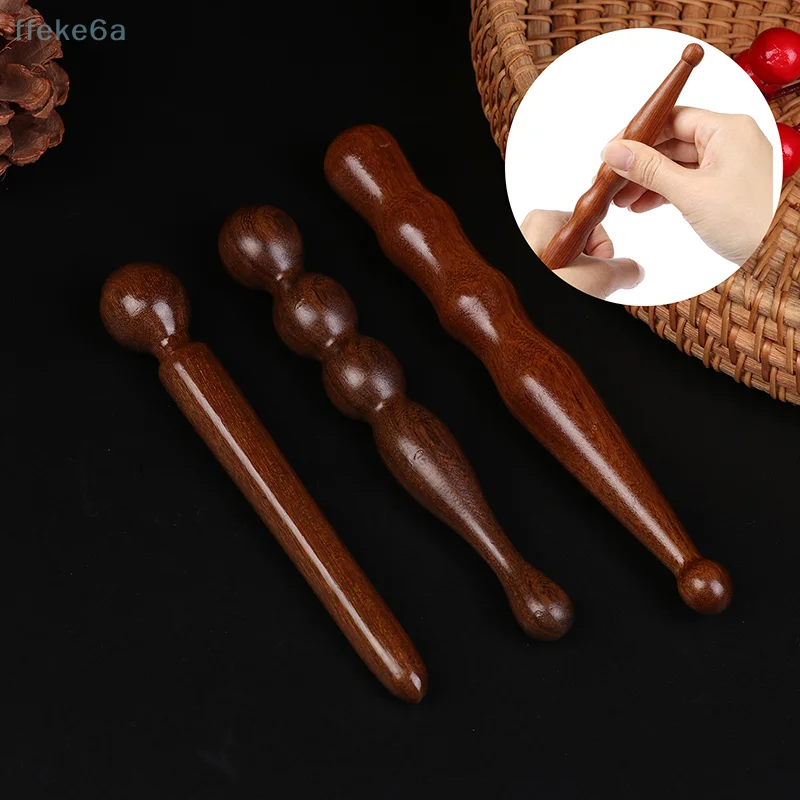 1PC Wooden Spa Muscle Stick Cellulite Deep Tissue Fascia Trigger Point Release Self Foot Body Thai Massage Stick Tools