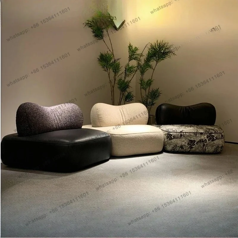 

D06Floor Living Room Sofas Nordic Fabric Aesthetic Soft Hotel Chaise Couch Salon Accent Modern Woonkamerbanken Furniture Home