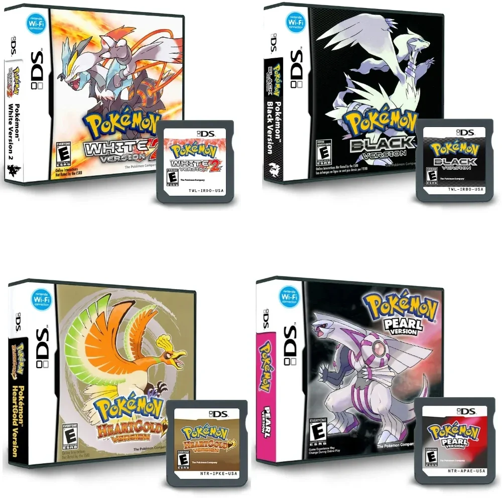 High end Pok é mon NDS game card 3DS 2DS DS card Soul Silver Heart Gold Platinum game card Pok é mon game card