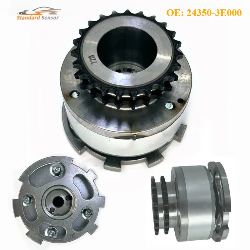 

24350-3E000 New Timing Camshaft Gear CVVT Assy for Kia Hyundai Azera Grandeur Santa Fe Carens Carnival K7 Sedona G6EA