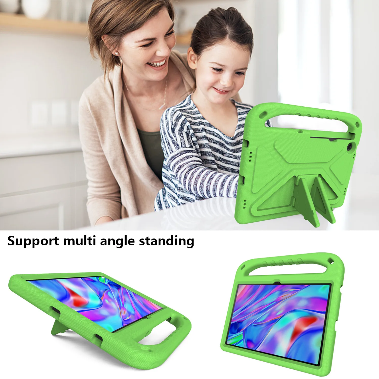 For Lenovo Xiaoxin Pad 2022 Case Kids Shockproof with Pencil Holder Tablet Cover For Xiaoxin Pad P12 10.6'' TB128FU TB125F Cover